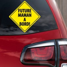 Sticker Future maman à bord