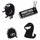 Sticker Pack monstres 2 - stickers monstre & autocollant voiture - stickmycar.fr