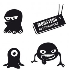 Sticker Pack monstres 4