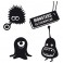 Sticker Pack monstres 5 - stickers monstre & stickers auto - stickmycar.fr