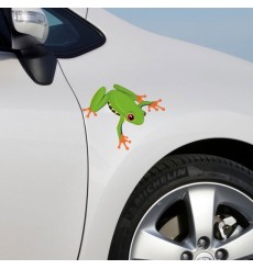 Sticker Grenouille verte