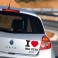 Sticker I love ma clio - stickers i love & stickers auto - stickmycar.fr