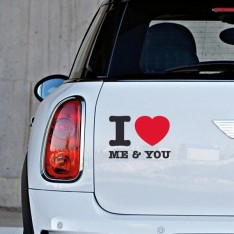 Sticker I love me and you