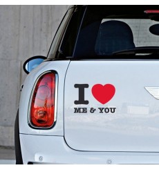 Sticker I love me and you