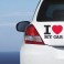 Sticker I love my car - stickers i love & autocollant voiture - stickmycar.fr