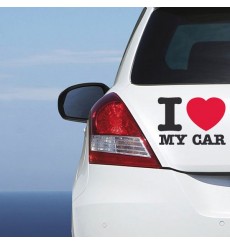 Sticker I love my car