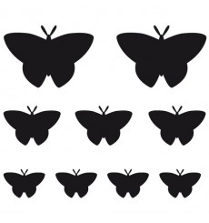 Sticker Papillons design
