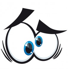 Sticker Yeux cartoon 3