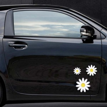 Sticker Fleurs marguerite - stickers fleurs & stickers auto - stickmycar.fr