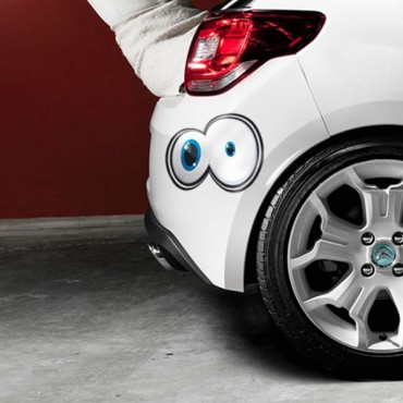 Sticker Yeux cartoon 6 - stickers yeux & stickers auto - stickmycar.fr