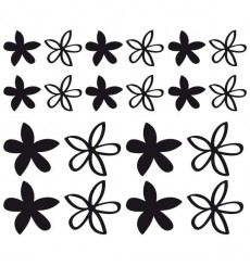 Sticker Fleurs modernes