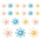 Sticker Fleurs multicolores 3 - stickers fleurs & autocollant voiture - stickmycar.fr