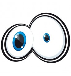 Sticker Yeux cartoon 6