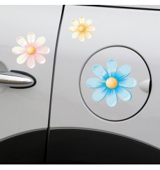 Sticker Fleurs multicolores 3