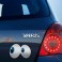 Sticker Yeux cartoon 7 - stickers yeux & autocollant voiture - stickmycar.fr