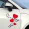 Sticker Coeurs déco - stickers coeur & autocollant voiture - stickmycar.fr