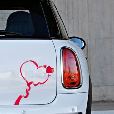 Sticker Ruban coeur