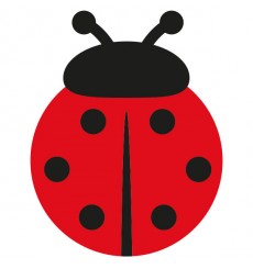 Sticker Coccinelle