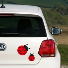 Sticker Coccinelle