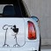 Sticker Chien - stickers animaux & autocollant voiture - stickmycar.fr