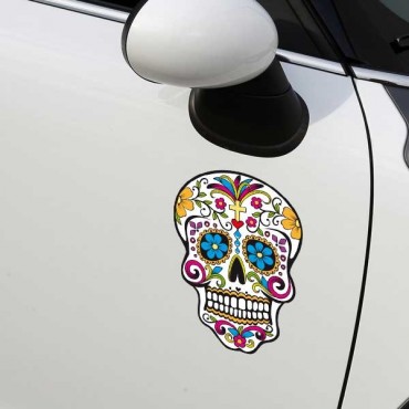 Sticker Crane mexicain - stickers tête de mort & stickers auto - stickmycar.fr