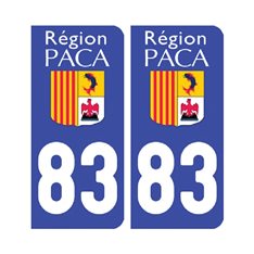 plaque Var 83 - Pack de 2