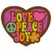 Sticker Peace and love  - stickers peace and love & stickers auto - stickmycar.fr
